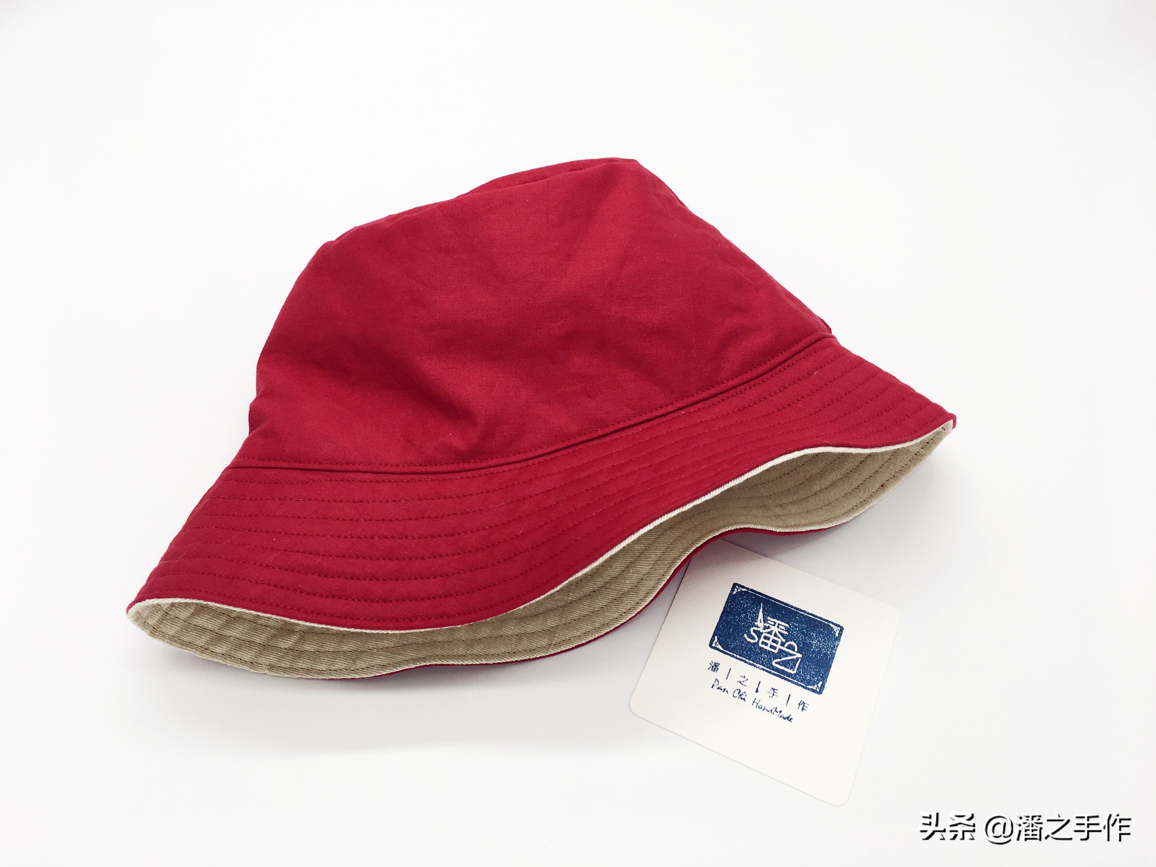 厚布料渔夫帽裁剪教程,用布料做渔夫帽的教程视频