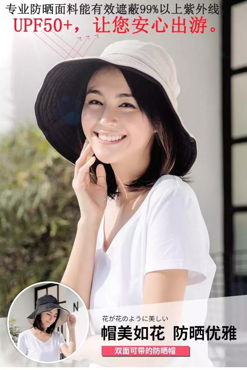 防晒帽防止紫外线防晒最好的帽子,防晒帽防晒衣遮脸防紫外线