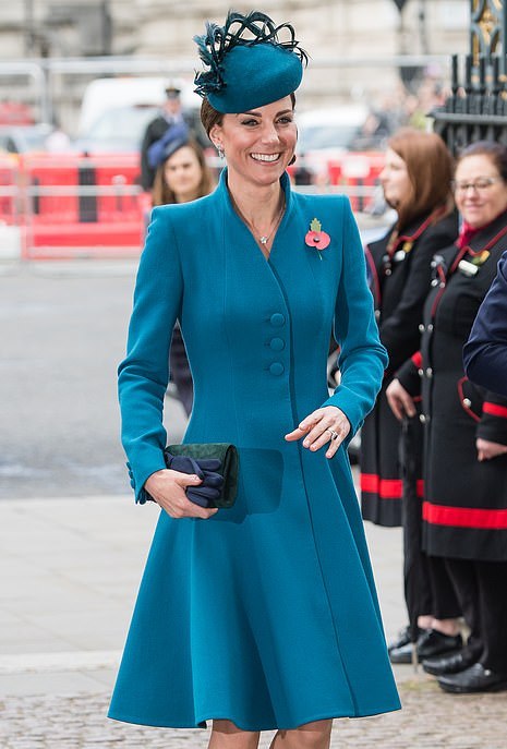 凯特梅根同穿绿色大衣,梅根凯特同框视频穿搭