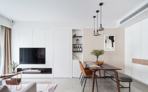 装修案例150平米现代轻奢装修风格,最火的装修效果图现代简约