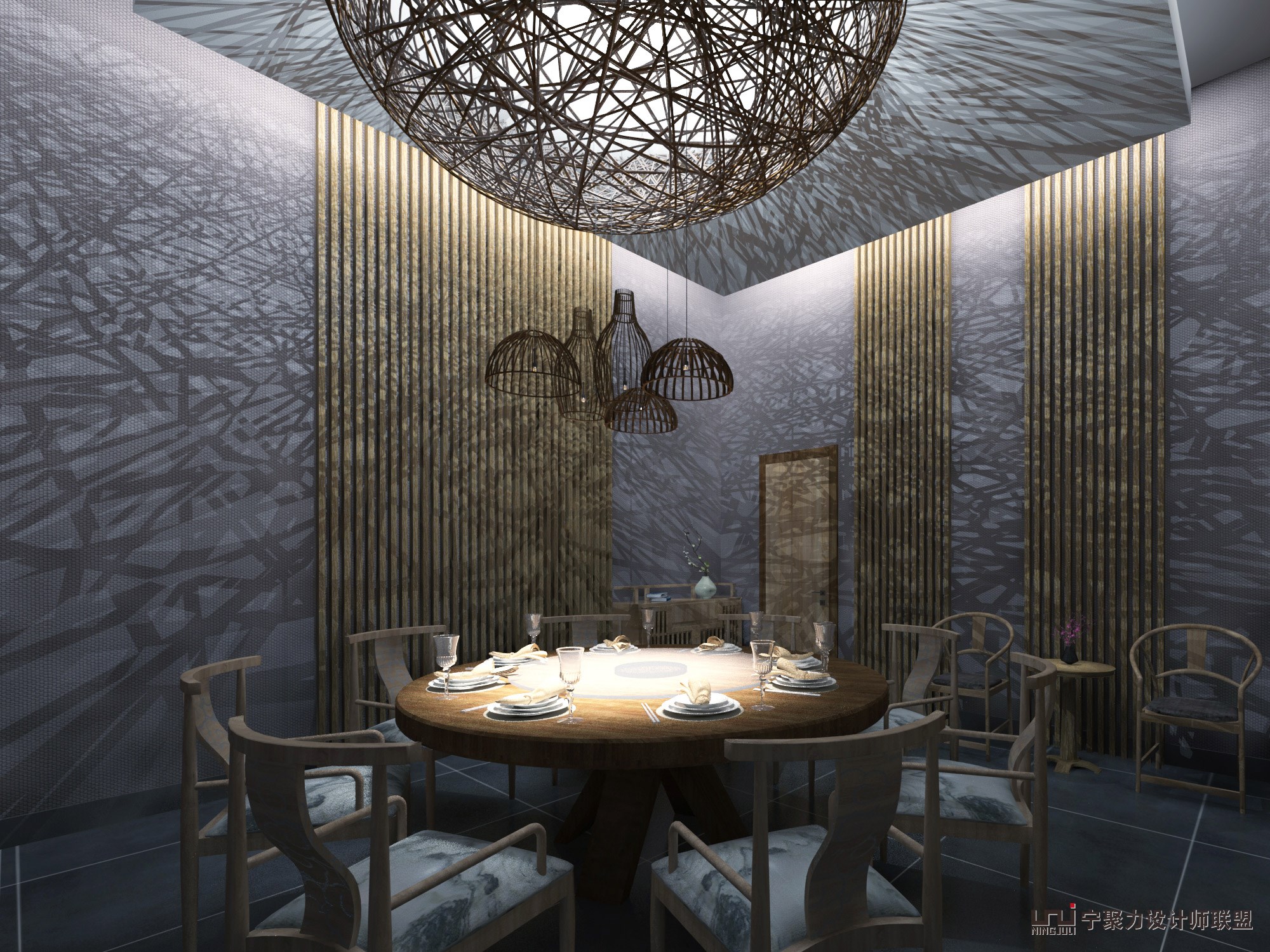 火锅店烧烤店设计分享,自助烤肉火锅店设计