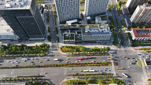 上海青浦区美景图片,航拍青浦全景视频