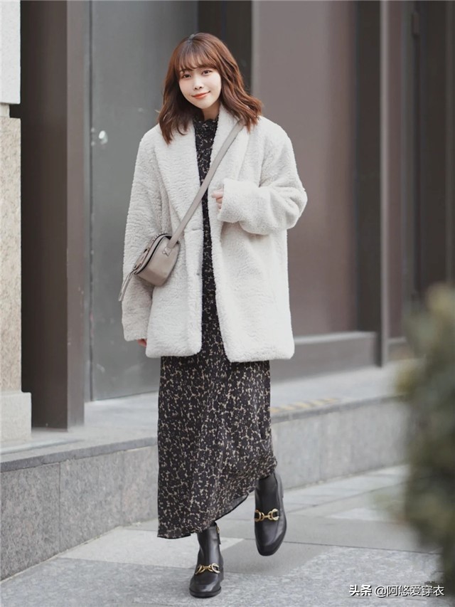 颗粒绒外套适合什么身材穿,颗粒绒短款外套怎么搭配不显胖