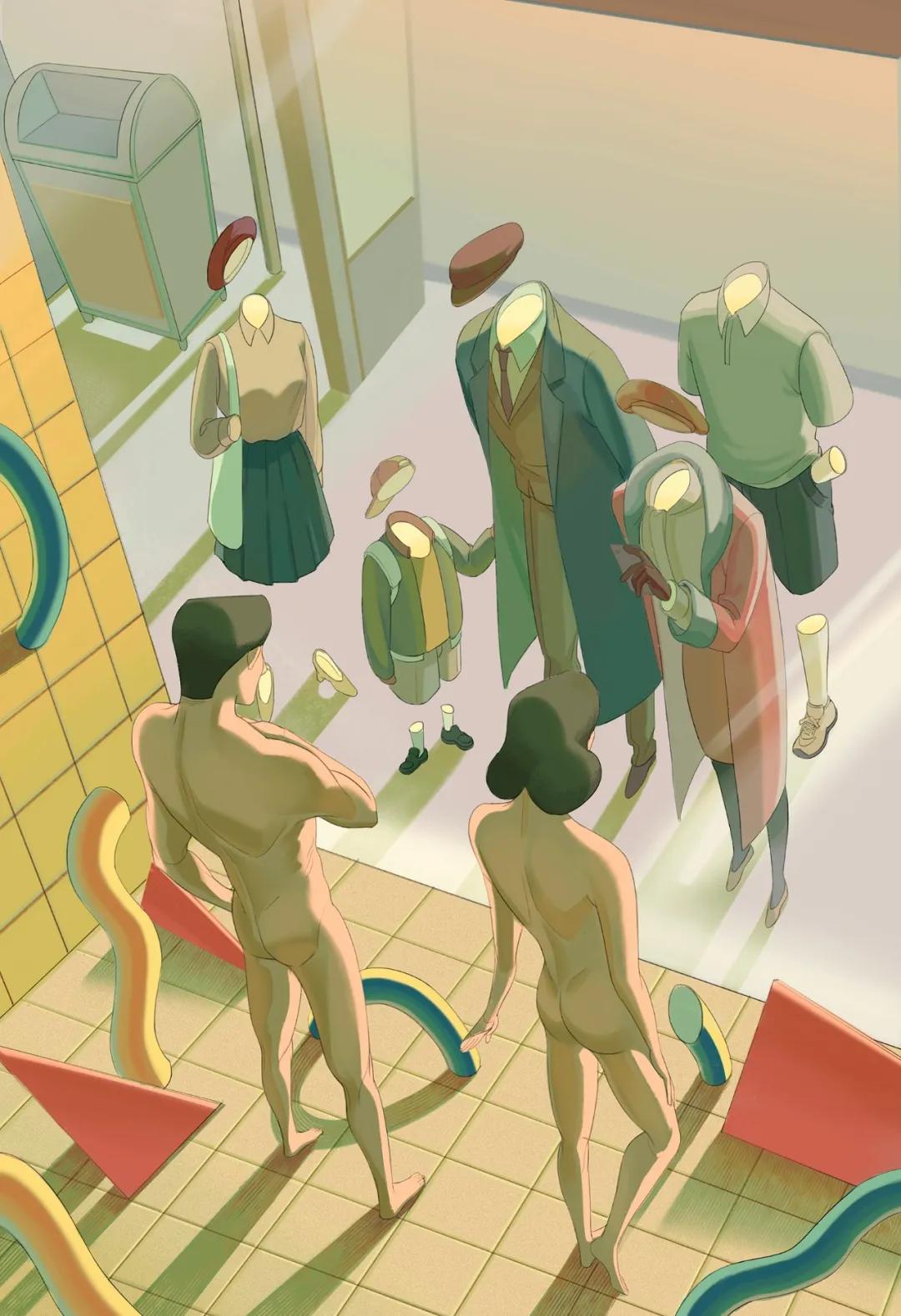 美国纽约视觉艺术学院插画,插画毕业展