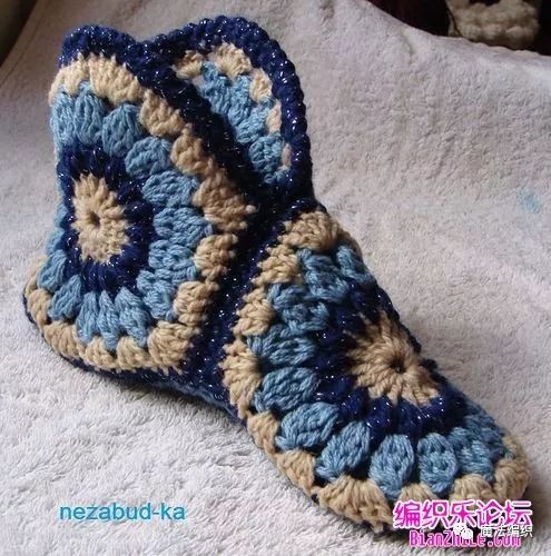 钩针人字拖鞋大全图解,钩针钩拖鞋全部教程