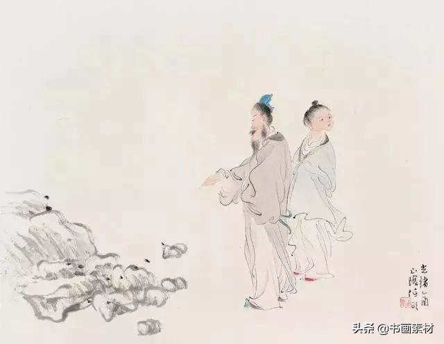 任伯年与范曾老子出关图的对比 (任伯年范曾书法作品)