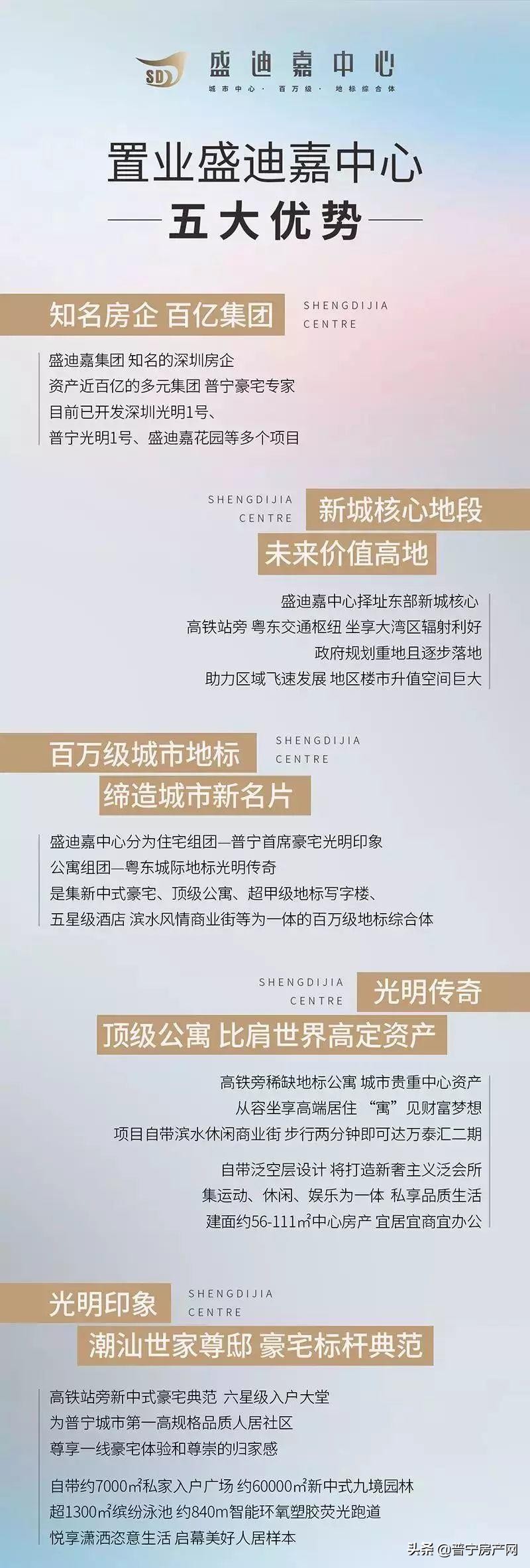 首开售罄，红动普宁！盛迪嘉中心荣耀加推，仅4899-7099元/m²