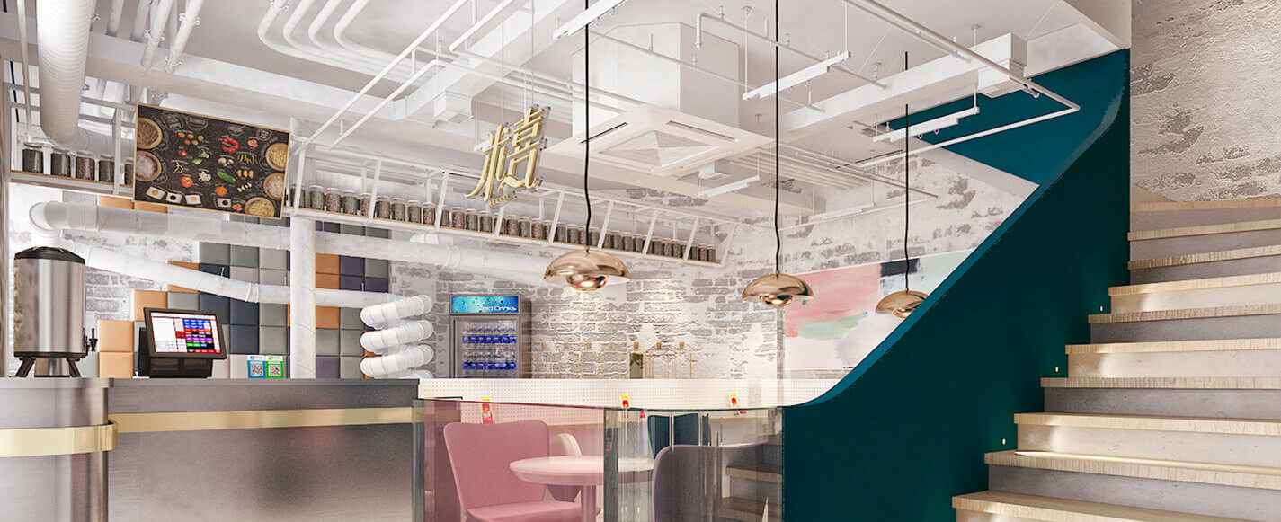 餐饮店设计装修厂家推荐,东坡餐饮门店装修设计案例