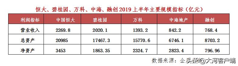 百强房企业绩增长最快,前五房企盈利情况