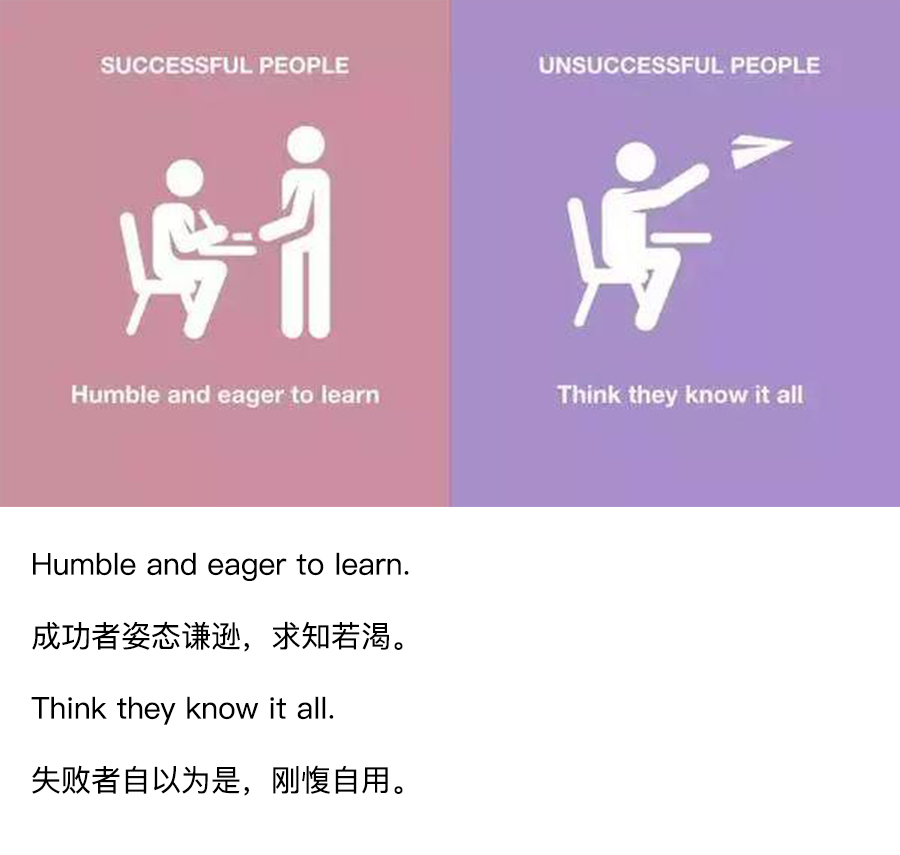 你为什么能成功的英文漫画,励志英文漫画