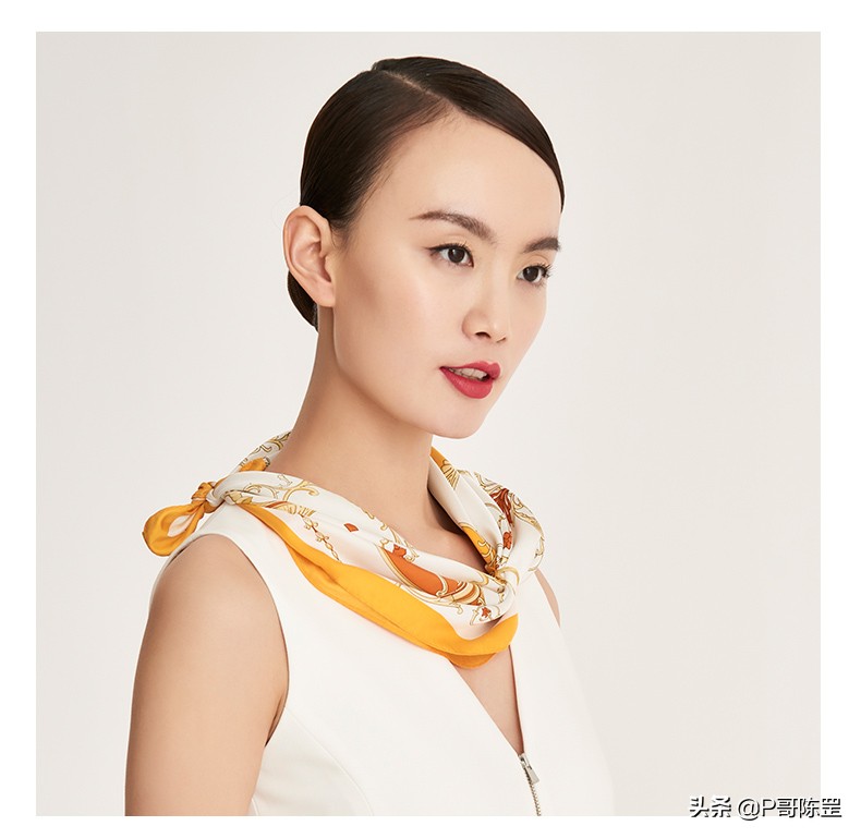 「原创首发」「P哥设计」「自拍」真丝小方巾《黄金时代》4