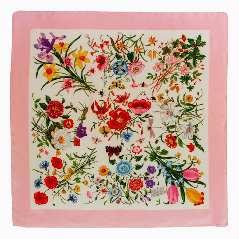 gucci花卉款的凯莉包,gucci最新款背包