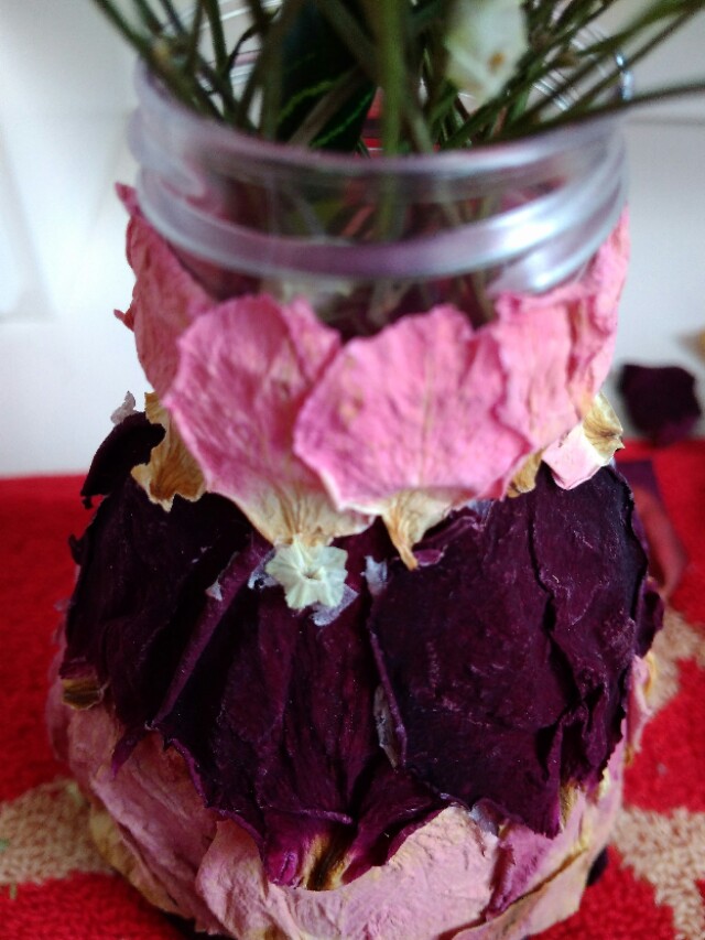 干花花瓶的制作方法,干花制作花朵