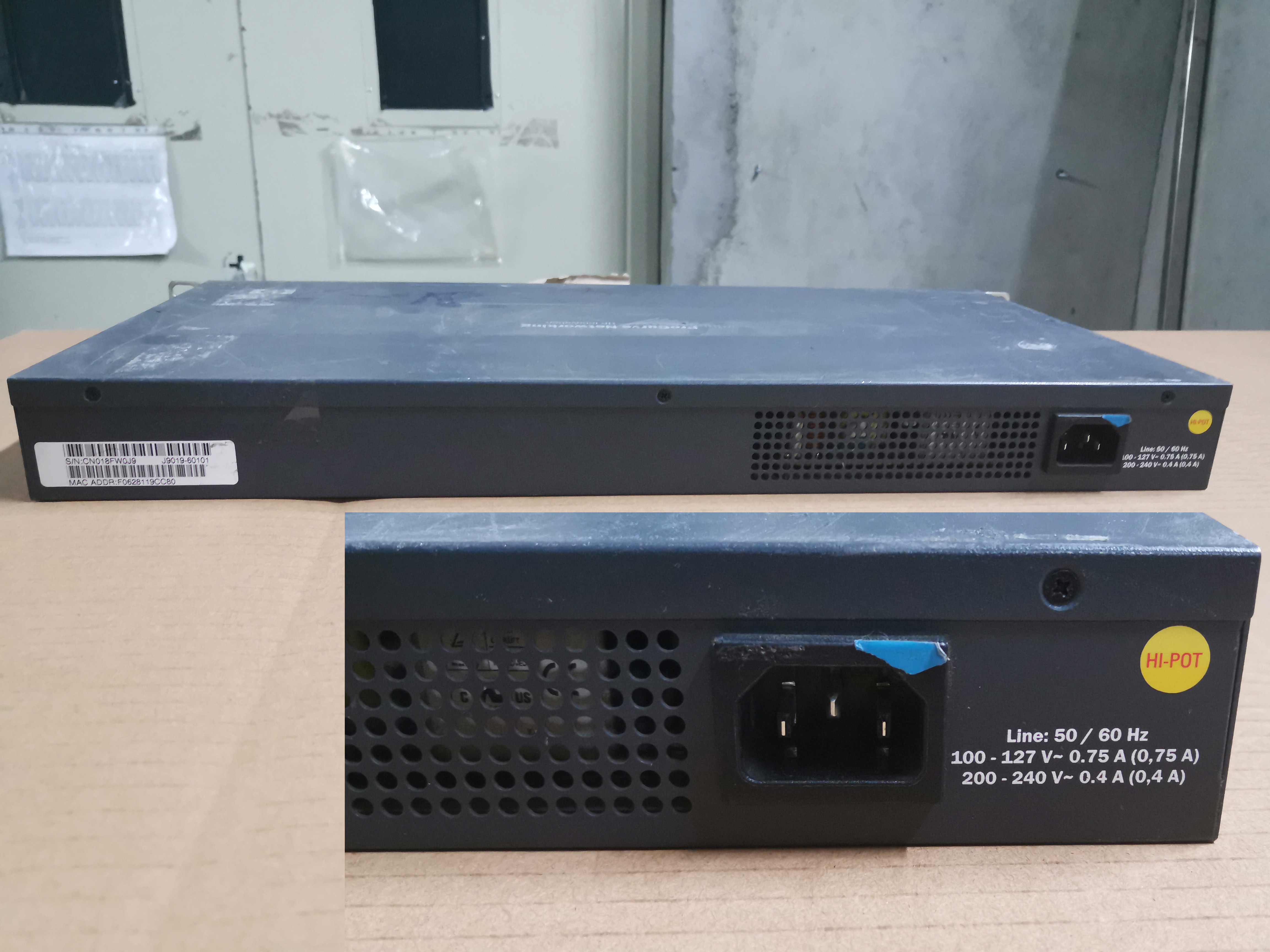 拆解HPProCurveSwitch2510-24,J9019A交换机