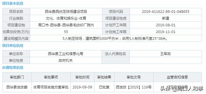 西华县足球场,周口好消息