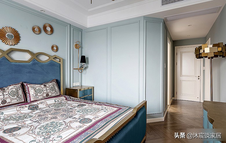 入门现代美式大气高端玄关,夫妻俩简单毛坯房装修