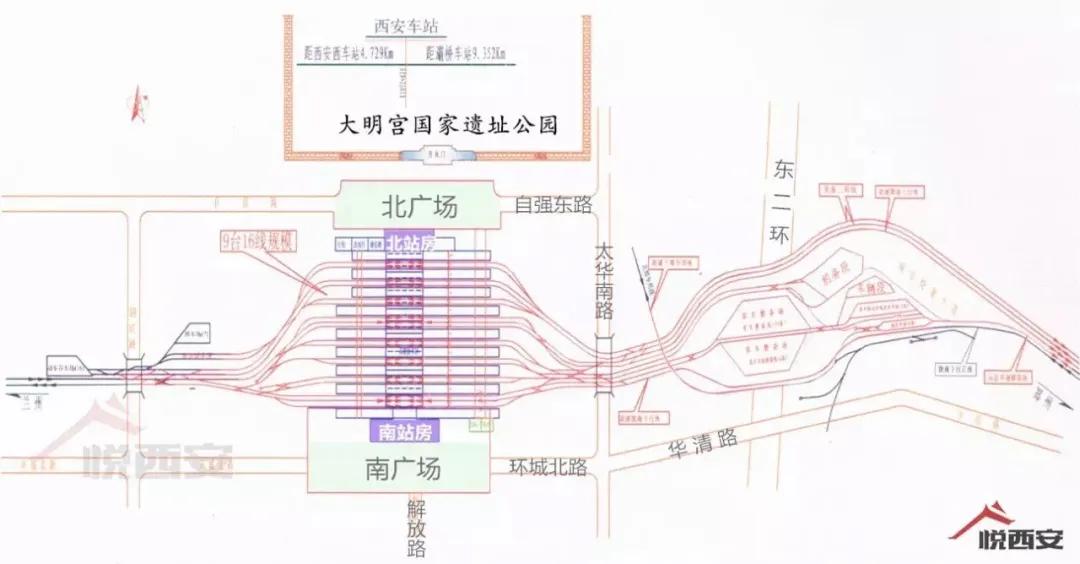 送别西安火车站,寻找西安火车站