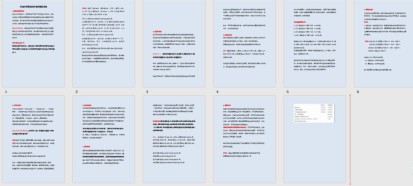 财务人必学的成本核算,会计成本核算教程