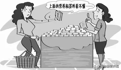 不看食品标签动画,不会看食品标签的动画