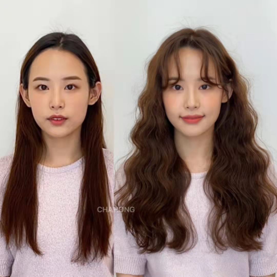 你适合直发还是卷发关键看这几点,扎头发发际线后移披头发不好看