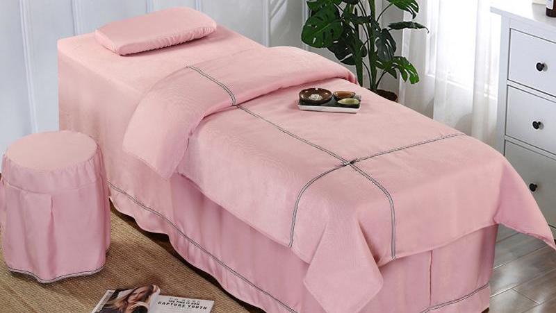 美容院床罩四件套泰式,美容院床罩最新款