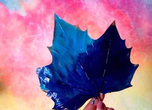 印染手工制作,印染拓印画