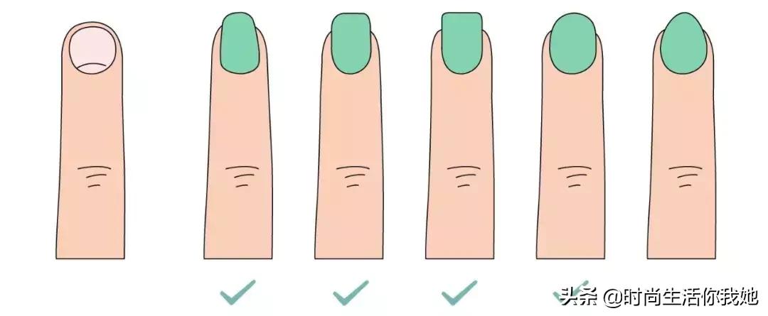 美甲怎么选择适合自己的指甲形状,看一下美甲款式