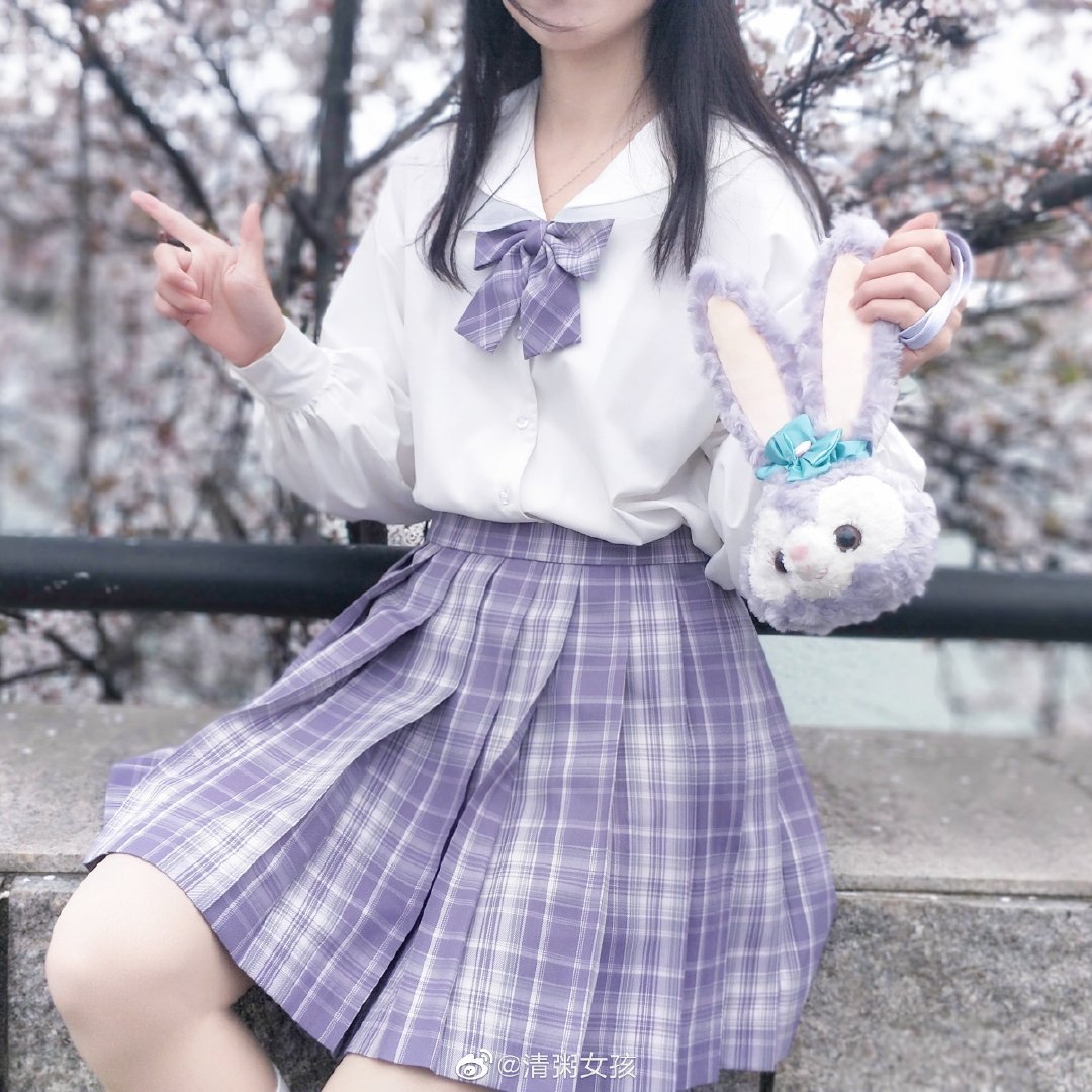 星黛露配紫色jk怎么穿可爱,星黛露新春衣服2019