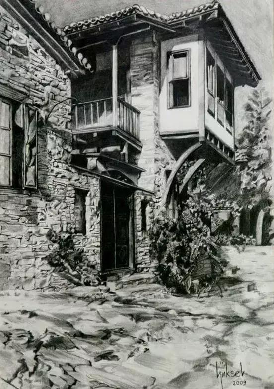 这些绝美的摄影每一张都值得珍藏,40张经典素描风景图快来临摹吧