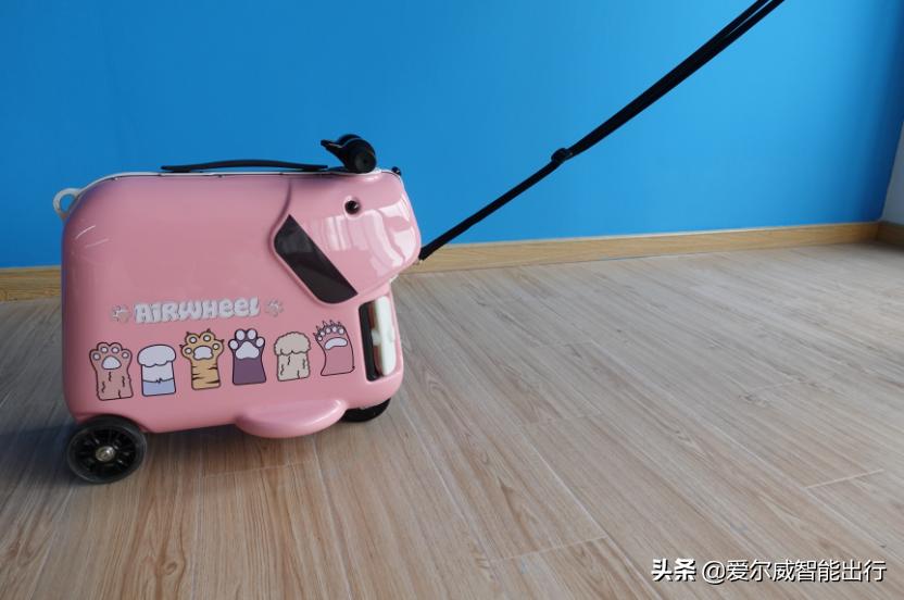 和“汪星人”去旅行,爱尔威儿童骑行箱SQ3粉色版测评