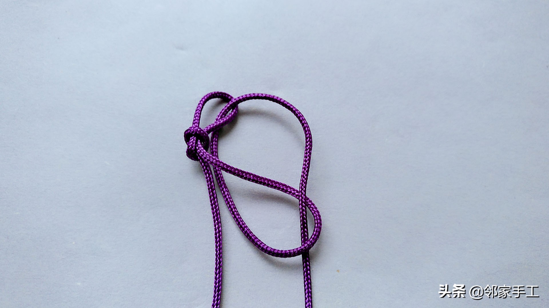 六股线如意结手链完整编法,如意结手链编织教程完整简单