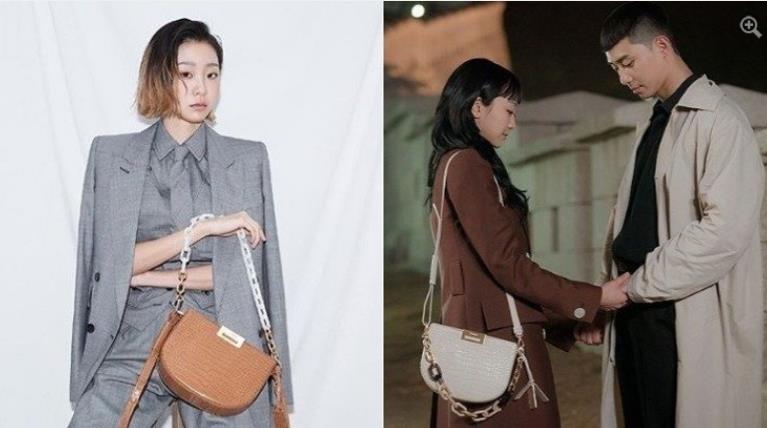 女神*用御**包！《夫妻的世界》金喜爱、朴敏英都爱背的JoyGryson