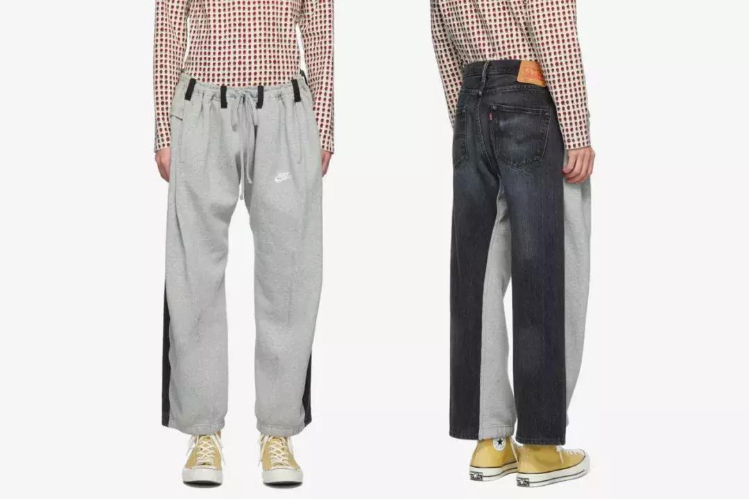 洋气破洞牛仔裤九分牛仔裤,回头率高的破洞牛仔裤