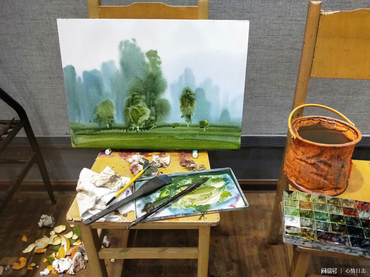 陈一了水彩风景写生作品,陈一了水彩风景作品