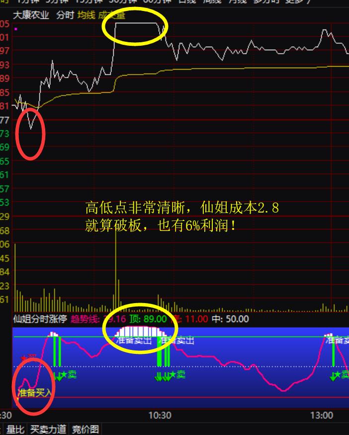 韭浪,分时图趋势判断指标