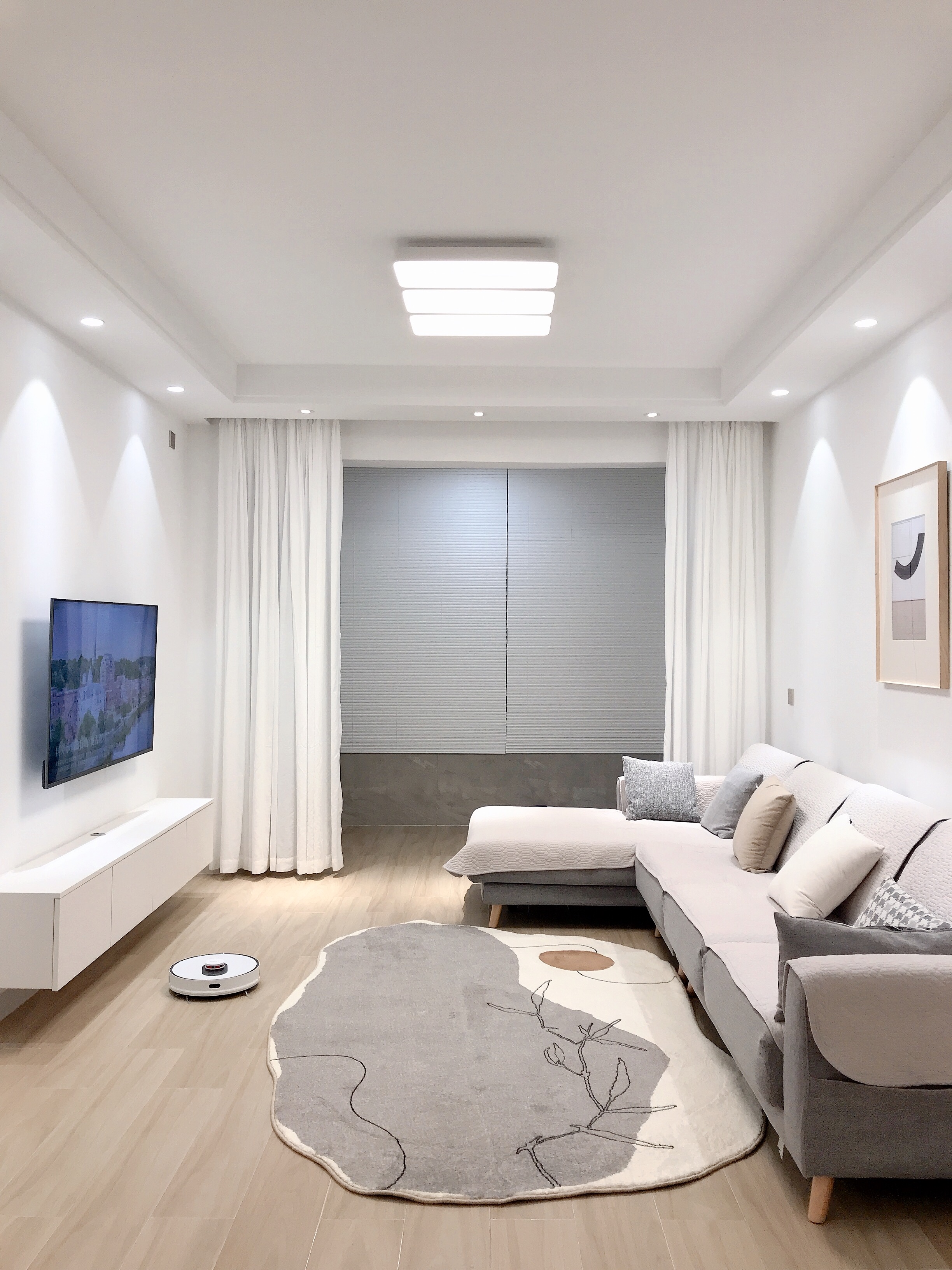 客厅飘窗窗帘怎么装好看又实用,农村客厅装什么大灯好看又实用