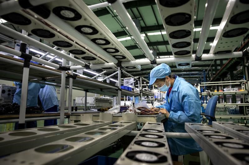 复工复产现场实拍,西安高新区复工复产