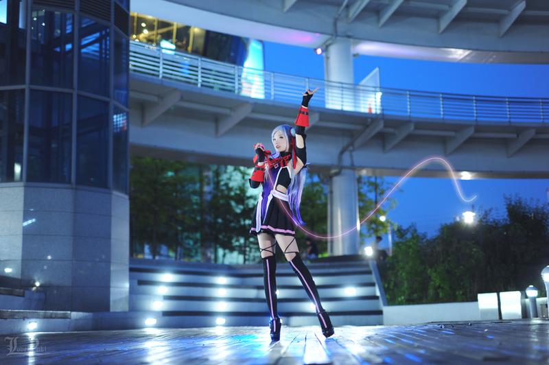 韩国女星cos图,刀剑神域尤吉欧cos妆