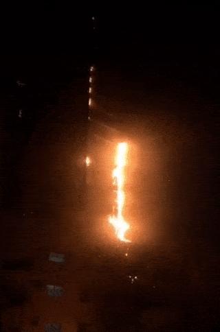 楼上着火跟我有关系吗,楼上着火和消防车有关系吗