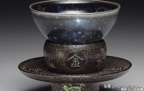 日本收藏的建盏天目曜变,日本国宝级老宋代建盏