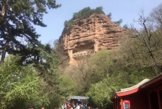 天水麦积山石窟是四大石窟吗,中国四大石窟麦积山风景区