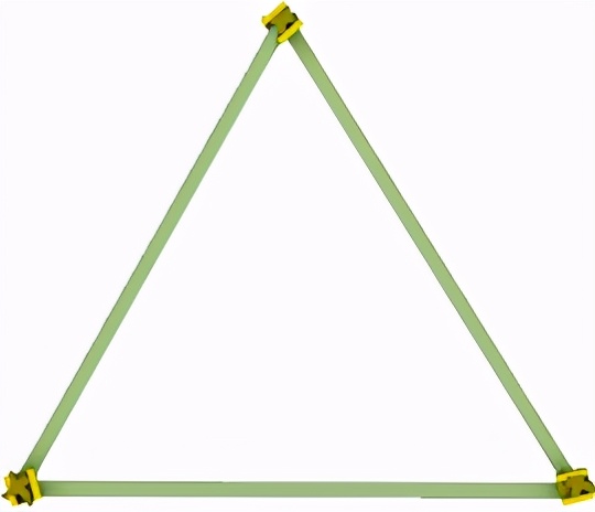 今天，让我们一起探究捆支架，三角形为什么比四边形框架稳固？