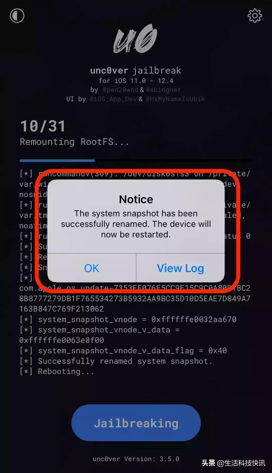 ios12.4完美越狱已达成,ios12.5.4越狱后安装cydia