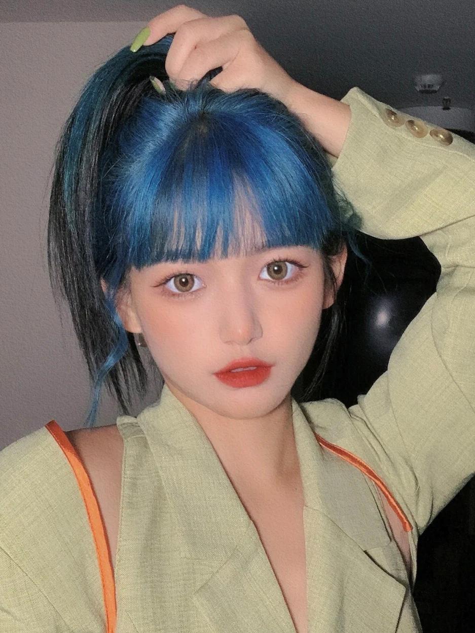 不掉色刘海染什么发色显白,染刘海推荐发色减龄