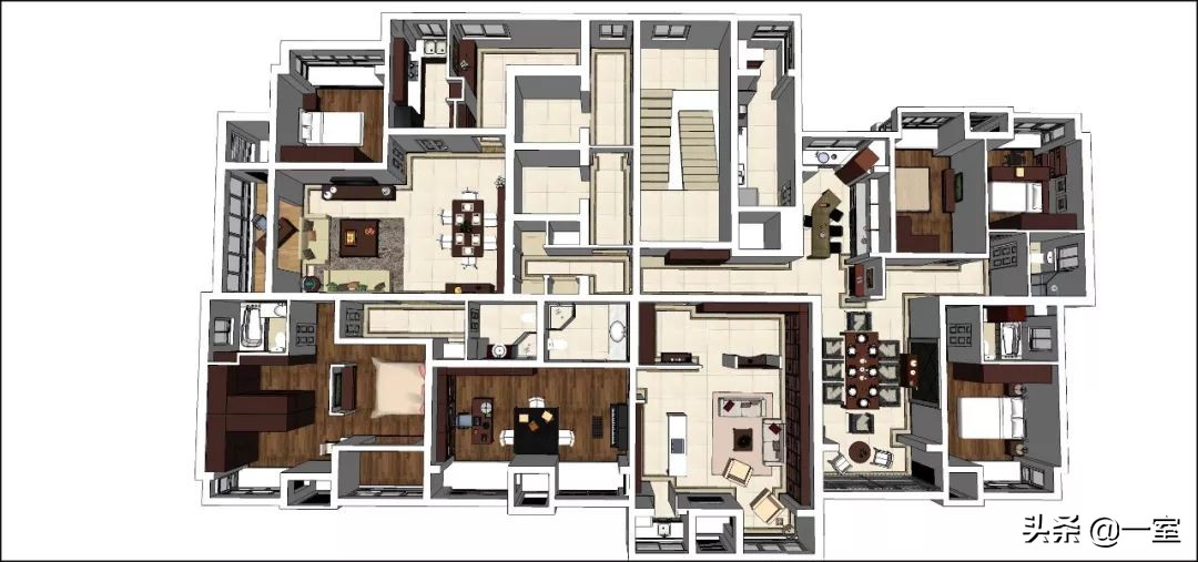 su别墅模型库合集,大师su模型