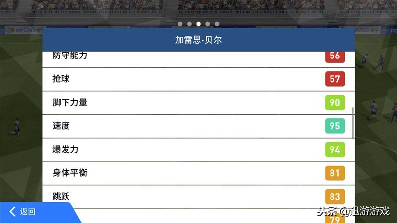 实况足球贝尔技能推荐,实况足球精选贝尔加点