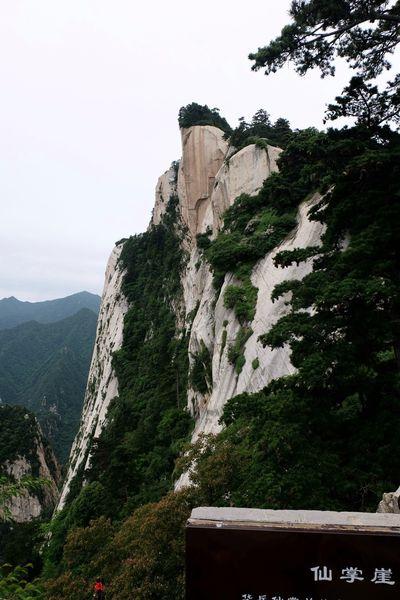 西岳华山五峰风景,华山一日游西安出发路线推荐