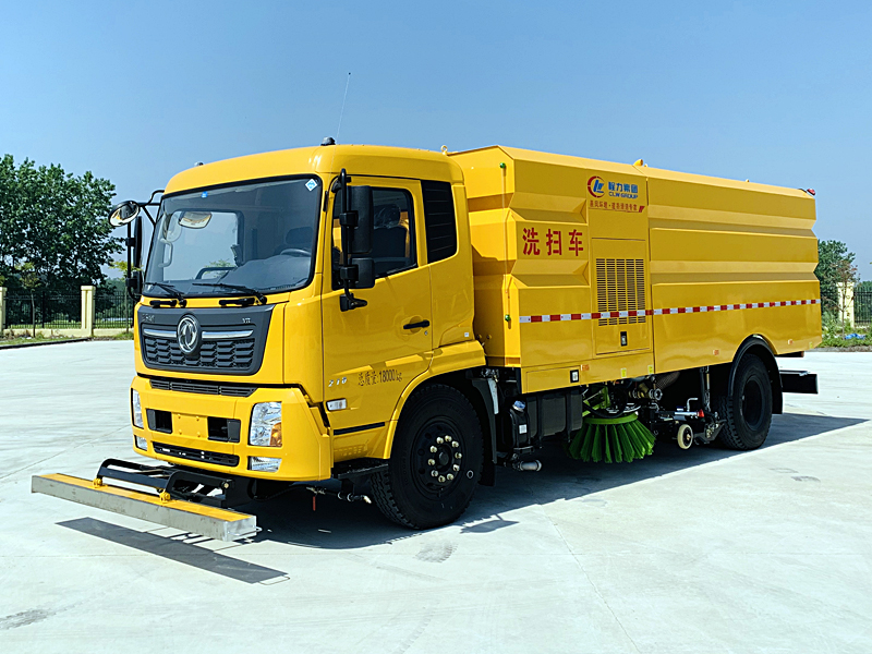 东风天锦道路扫地车,东风天锦环卫洗扫车构造