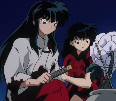 犬夜叉戈薇朔月之夜,朔夜犬夜叉变身