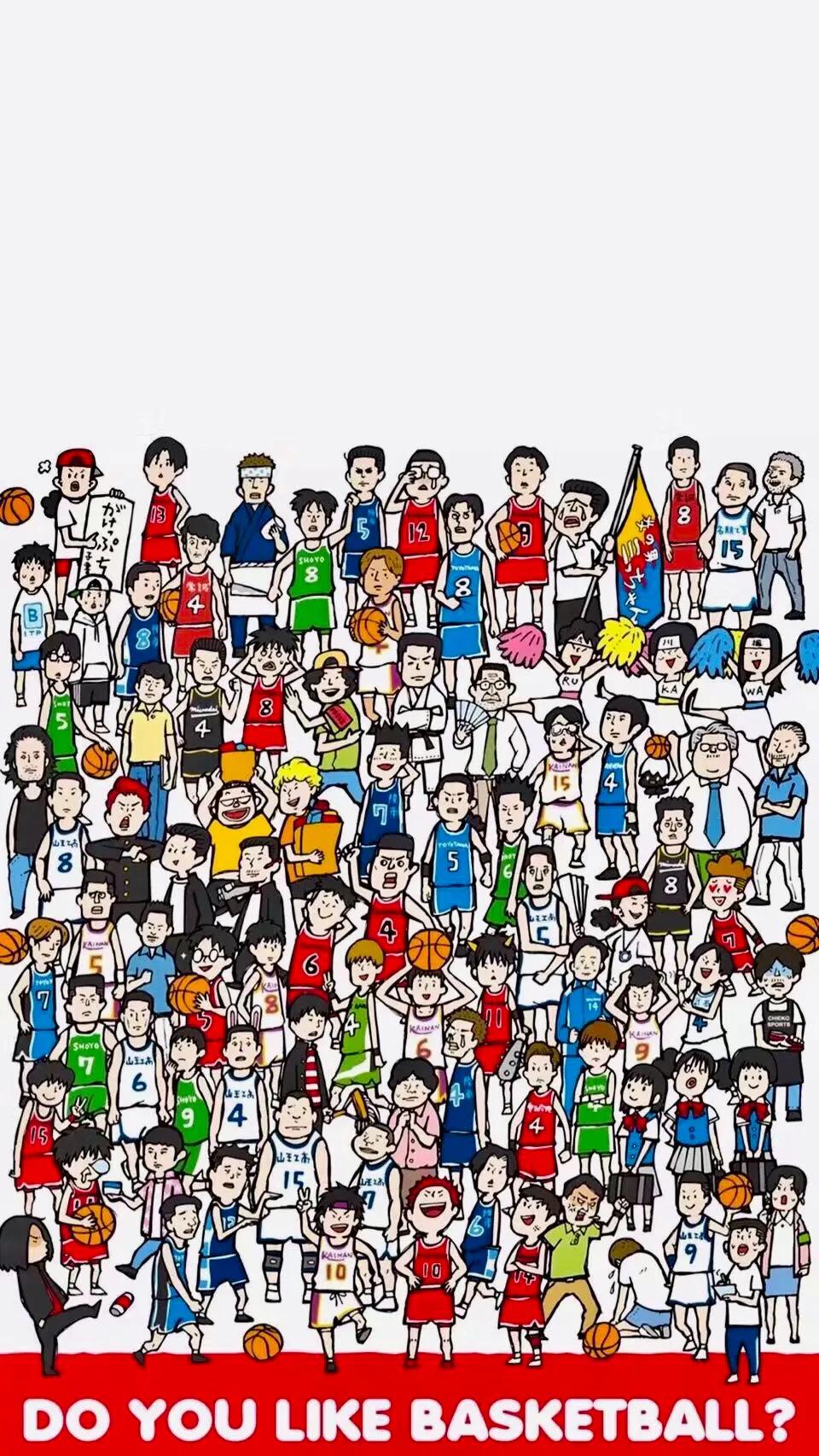 灌篮高手大合照4k超清,灌篮高手大合照q版